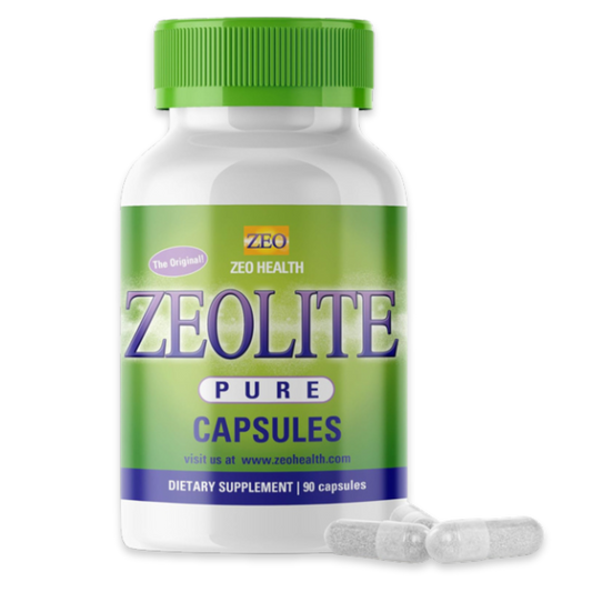 Zeolite Pure Capsules – 900mg Extra Strength Detox, 90 Count | Zeo Health